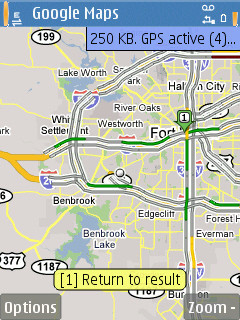 Nueva versión de Google Maps para Windows Mobile