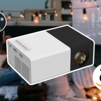 Con este miniproyector podrás ver series y películas como en el cine estés donde estés: hoy en Amazon por 799 pesos 