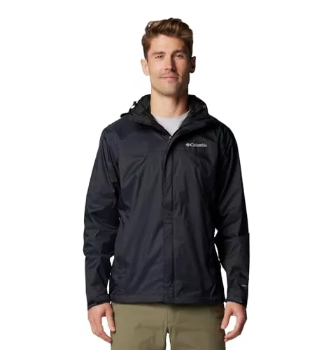 Columbia Watertight II Jacket para hombre: chaqueta impermeable clásica, ligera y plegable.