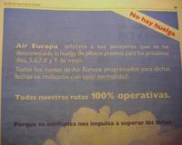 Se desconvoca la huelga de Air Europa pero...