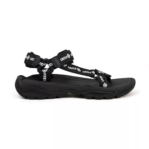 Izas Nara Zapatos Unisex. Calzado Cómodo y Resistente para Actividades al Aire Libre. Color Negro