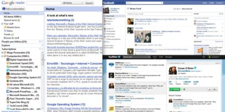 ¿Facebook y Twitter reemplazarán a los lectores de feeds?, difícilmente...