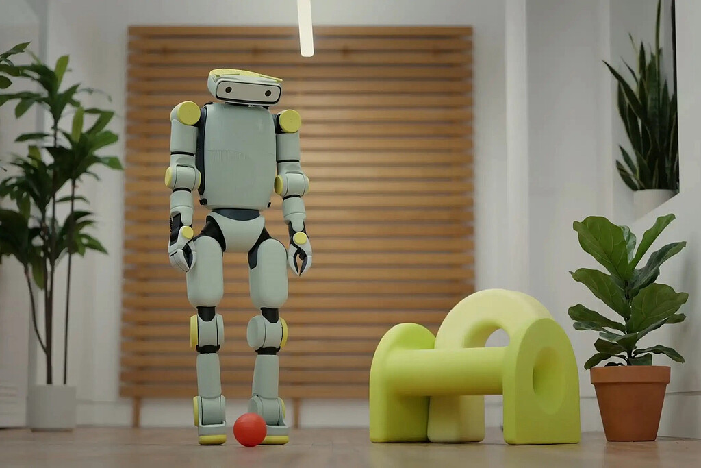 Amazon ya usaba robots a lo bestia. Ahora tiene un robot humanoide de 42 pulgadas que baila y recoge juguetes del suelo