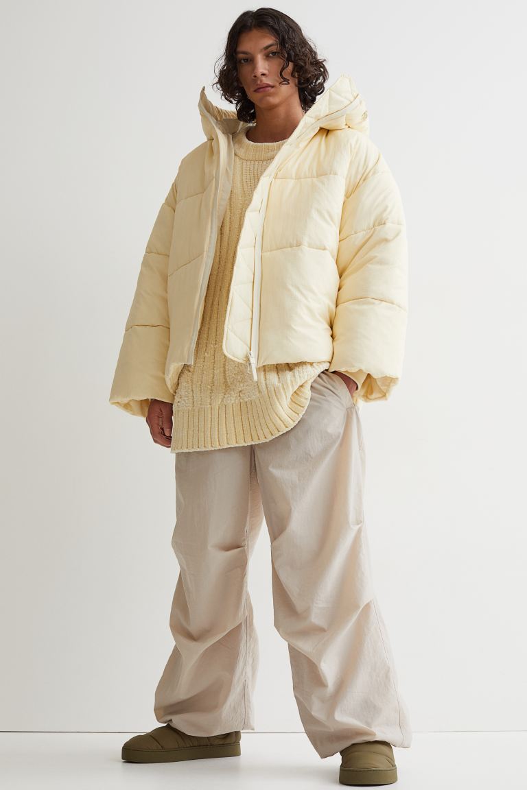 Chaqueta puffy en nailon reciclado