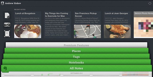 Evernote 5.0, el rediseño para iOS del popular gestor de notas