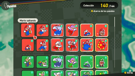 Paneles Mario Wonder