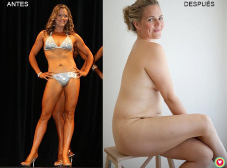 Madre con cuerpo real. No es necesario tener un cuerpo perfecto para estar bien