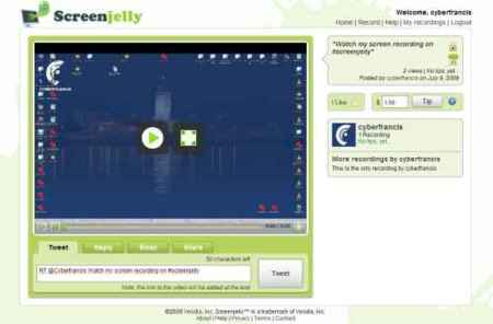 Screenjelly, crea y difunde fácilmente tus screencasts
