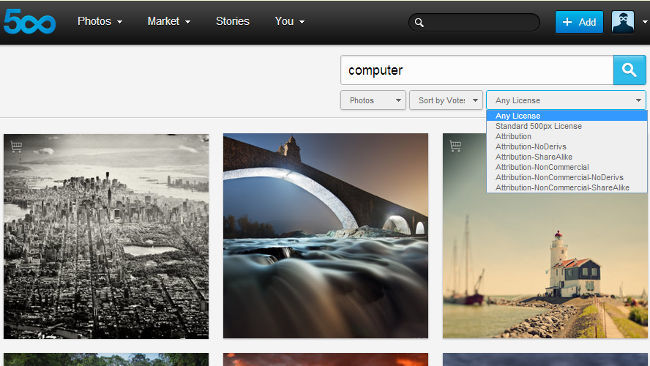 500px añade licencias Creative Commons a su catálogo