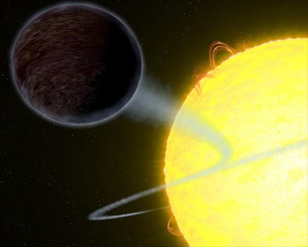 Este planeta es más negro que el asfalto