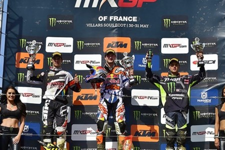 Podio Mx2 Francia