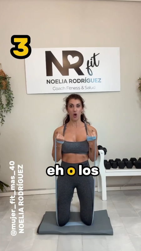 Ejercicios para brazos con cinta elástica