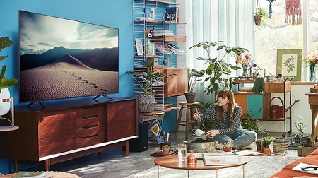 El televisor Samsung Crystal UHD 2020 55TU8005 de 55" con aplicación Apple TV está rebajado en Amazon 593,99 euros