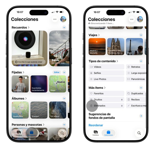 Cómo recuperar fotos borradas en un iPhone