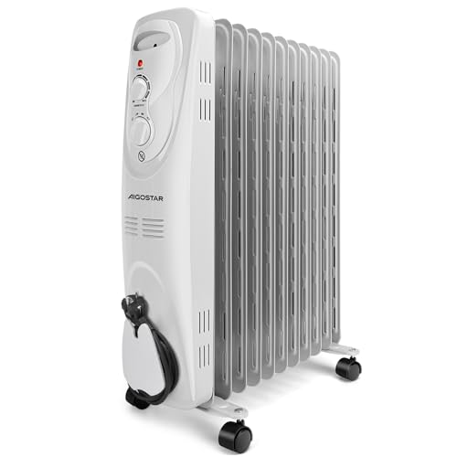 Aigostar Radiador de Aceite de 11 Elementos 2300W 