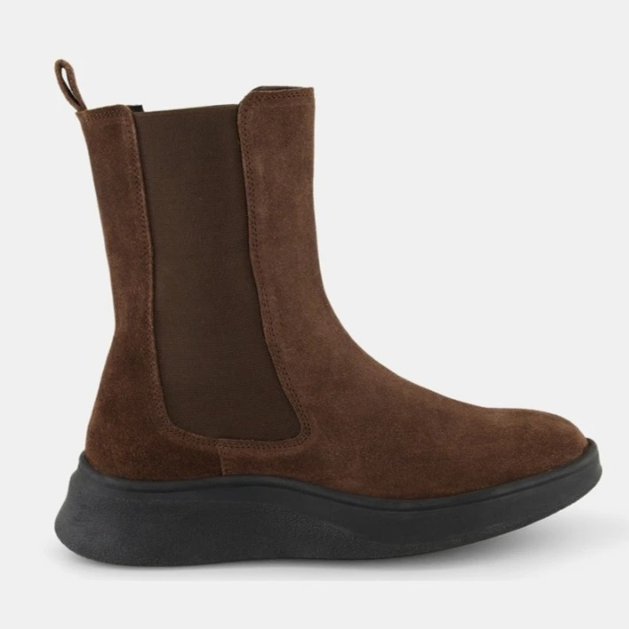 Unit Botín de ante suela engomada