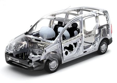 Peugeot Partner eléctrica - estructura