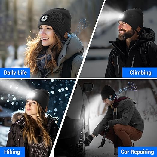 Gorro De Punto Con Bluetooth Para Hombre Y Mujer, ... – Grandado