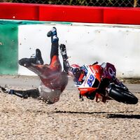 Jorge Martín sufrió una caída de 26 G, la tercera más dura de la historia de MotoGP, y tampoco estará en Le Mans