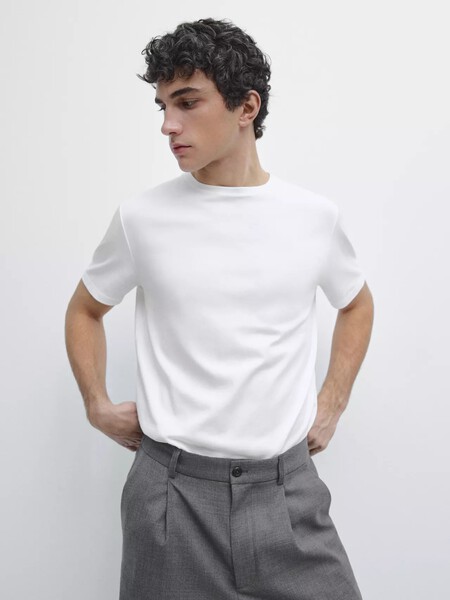 Mejor Camiseta Blanca Calidad Tejido Bonita Textura Suave Algodon