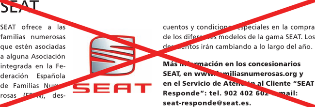 SEAT y las familias numerosas