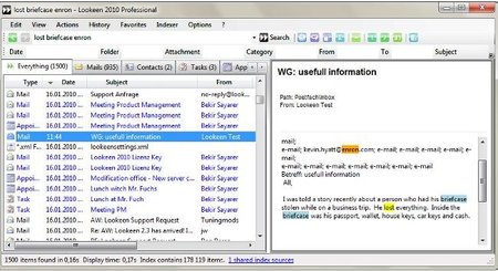 Lookeen, complemento para Outlook que nos permite buscar y organizar mejor el correo