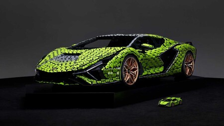 Lamborghini Sián FKP 37, la réplica tamaño real creada por Lego con más de 400,000 piezas