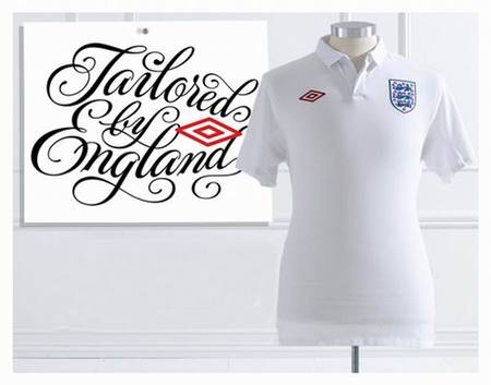 La camiseta de Inglaterra, sastrería inglesa a medida para futbolistas