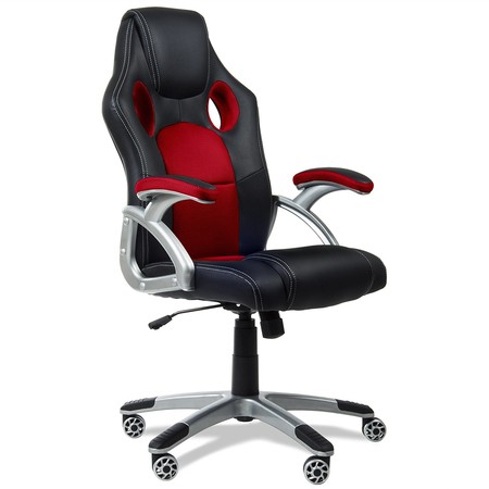 Tenemos la silla de oficina Mc Haus 9702R de estilo coche deportivo rebajada a 70,31 euros en Amazon