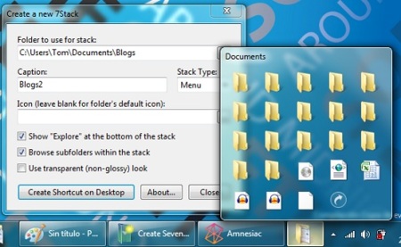 7stacks, otra alternativa para tener los stacks de Leopard en Windows 7