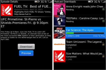 Blackberry Podcasts 1.5 amplía su campo de acción para llevar nuestros podcast favoritos al teléfono