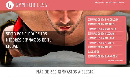 ¿Buscas un gimnasio al que ir de forma puntual? Resuelto con GymForLess