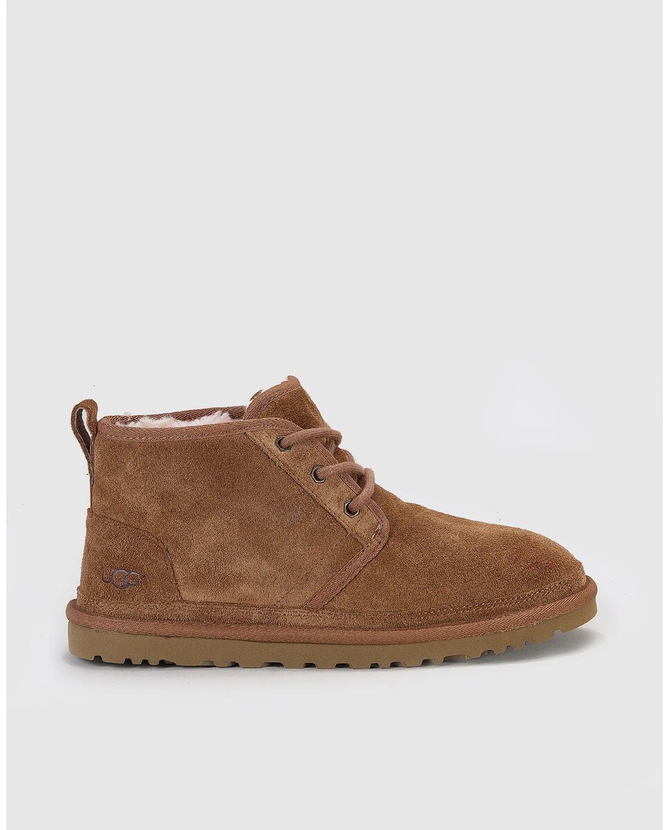 Botas de hombre UGG en piel de color marrón claro