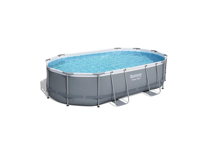 Piscina desmontable OVAL 488x305x107 cm + depuradora