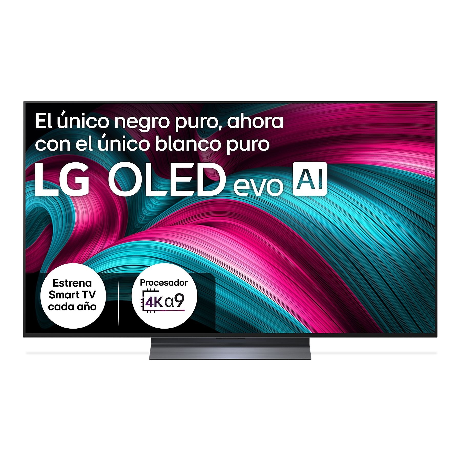 TV OLED 55" - LG OLED55C55LA, OLED 4K, Procesador Inteligente α9 AI Processor 4K Gen8, Smart TV, DVB-T2 (H.265), Negro