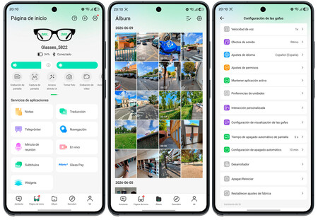 App de Rokid Glasses en Android