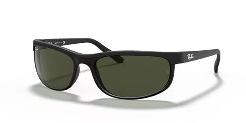 Ray-Ban Predator 2 Gafas de sol, Redondas, 62, Black/Matte Black