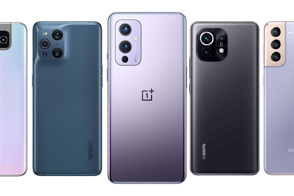 OnePlus 9 y 9 Pro, comparativa: así quedan frente a Xiaomi Mi 11, Galaxy S21+, POCO F3, Realme X50 Pro y resto de gama alta Android