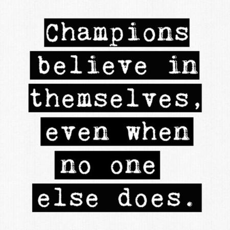 Motivación y deporte: cree en ti mismo, ya eres un campeón