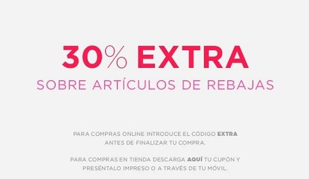 Blanco nos hace picar: añade un 30 % de descuento más a tus compras en rebajas