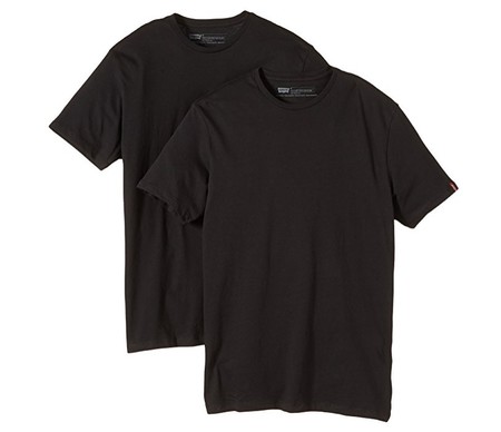 Por sólo 18,49 euros tenemos este pack de dos camisetas para hombre Levi's 2 Pack Crew en Amazon