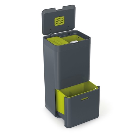 El cubo de basura con separaciones para reciclaje Joseph Joseph Totem de 60 litros está rebajado a 177,82 euros en Amazon