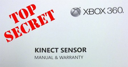 El manual de Kinect filtrado: requisitos de espacio, energía, etc.