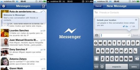 Facebook Messenger ya disponible en la App Store española