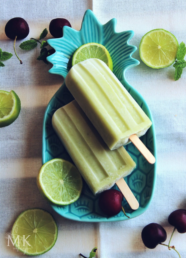 Polos de lima y aguacate