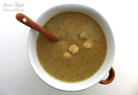 Sopa de avellanas. Receta