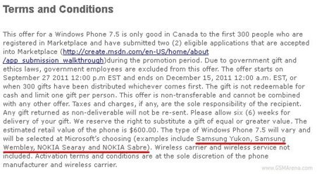Nokia Sabre, Samsung Yukon y Wembley, ¿nuevos teléfonos Windows Phone?