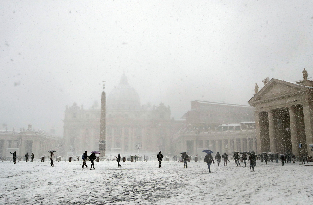 Nieve En Roma