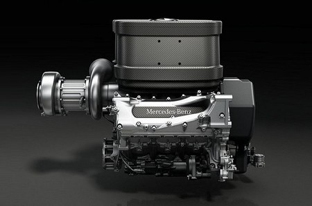 El V6 Turbo de Mercedes podría tener hasta 100 CV más que el de sus rivales