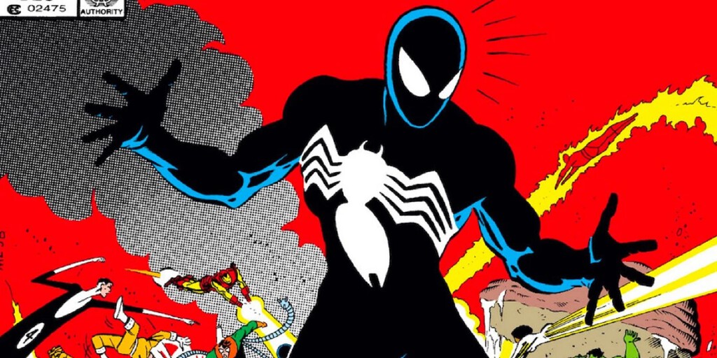 El traje negro de Spider-Man no fue idea de Marvel y le compraron el diseño a un fan por una miseria 